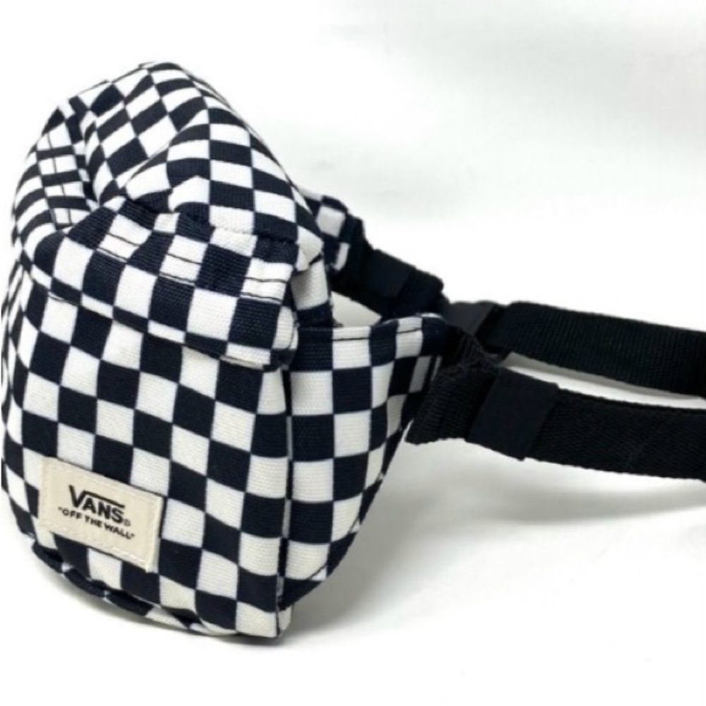 Vans Black and White Checkered Belt Bag - Picture 2 of 8